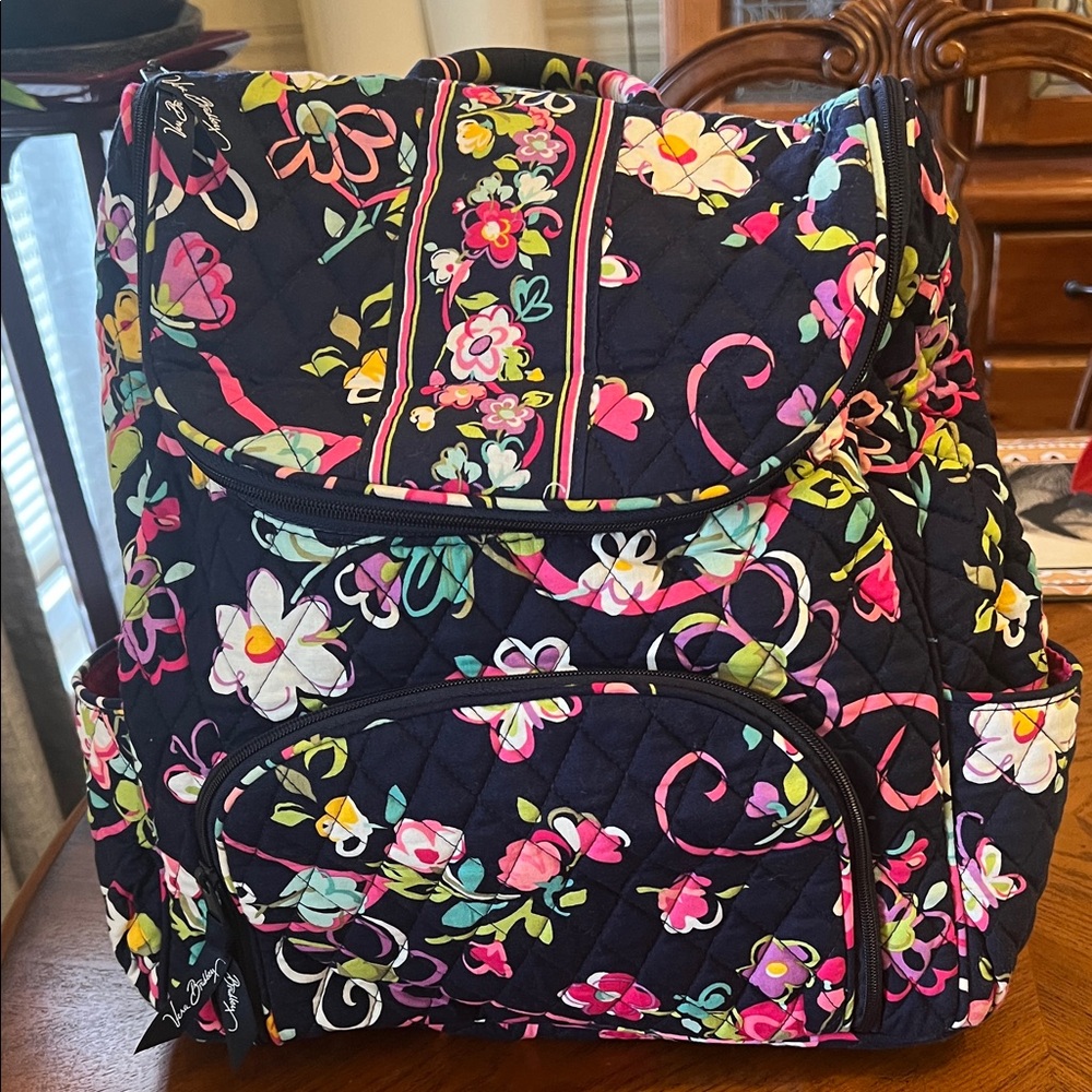 Vera Bradley Floral Quilted Backpack